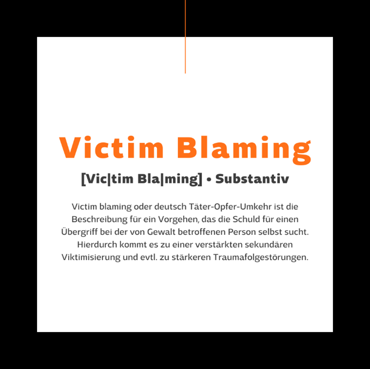 Vicitm Blaming Definition